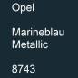 Preview: Opel, Marineblau Metallic, 8743.